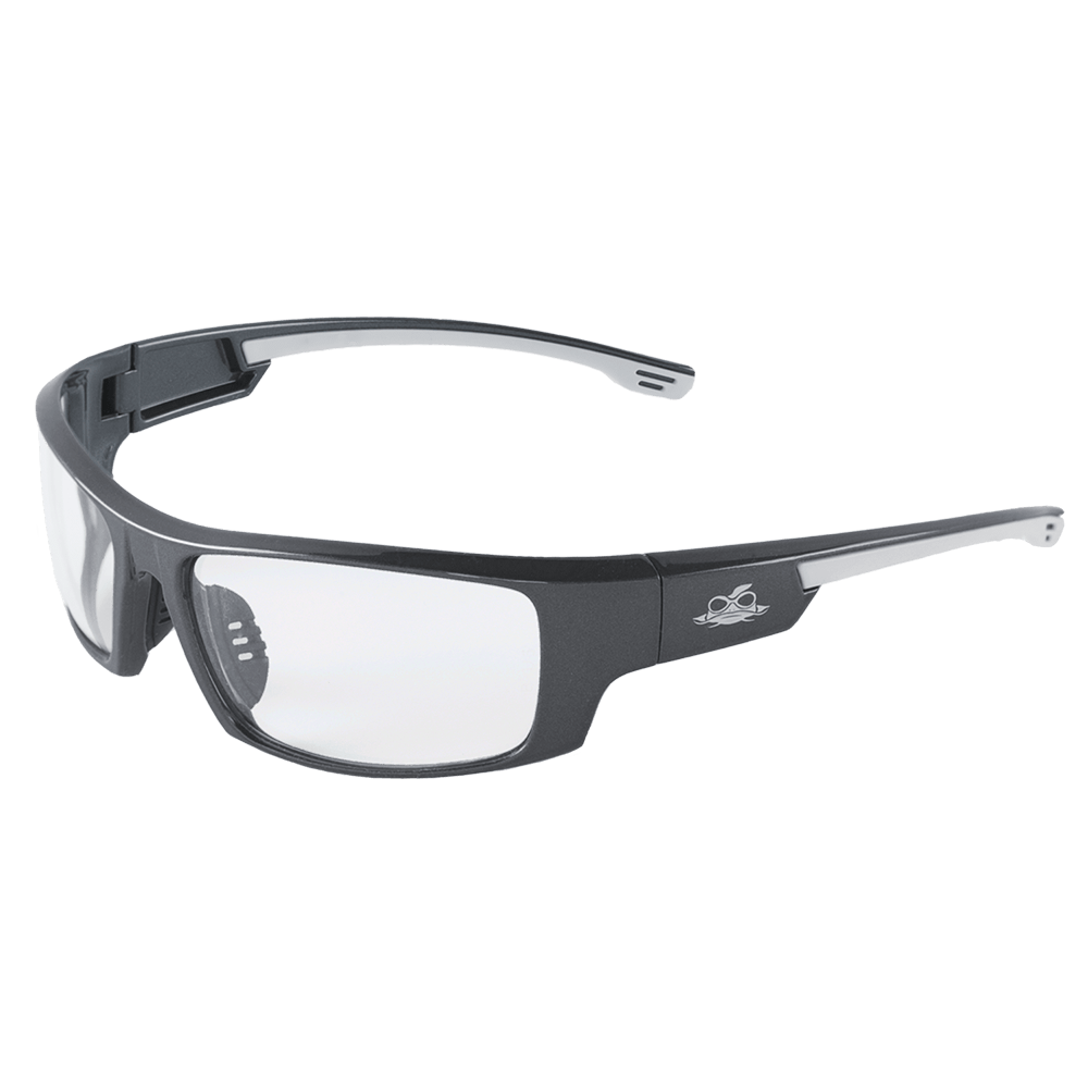 Bullhead- Dorado Clear Performance Fog Technology Lens, Shiny Pearl Gray