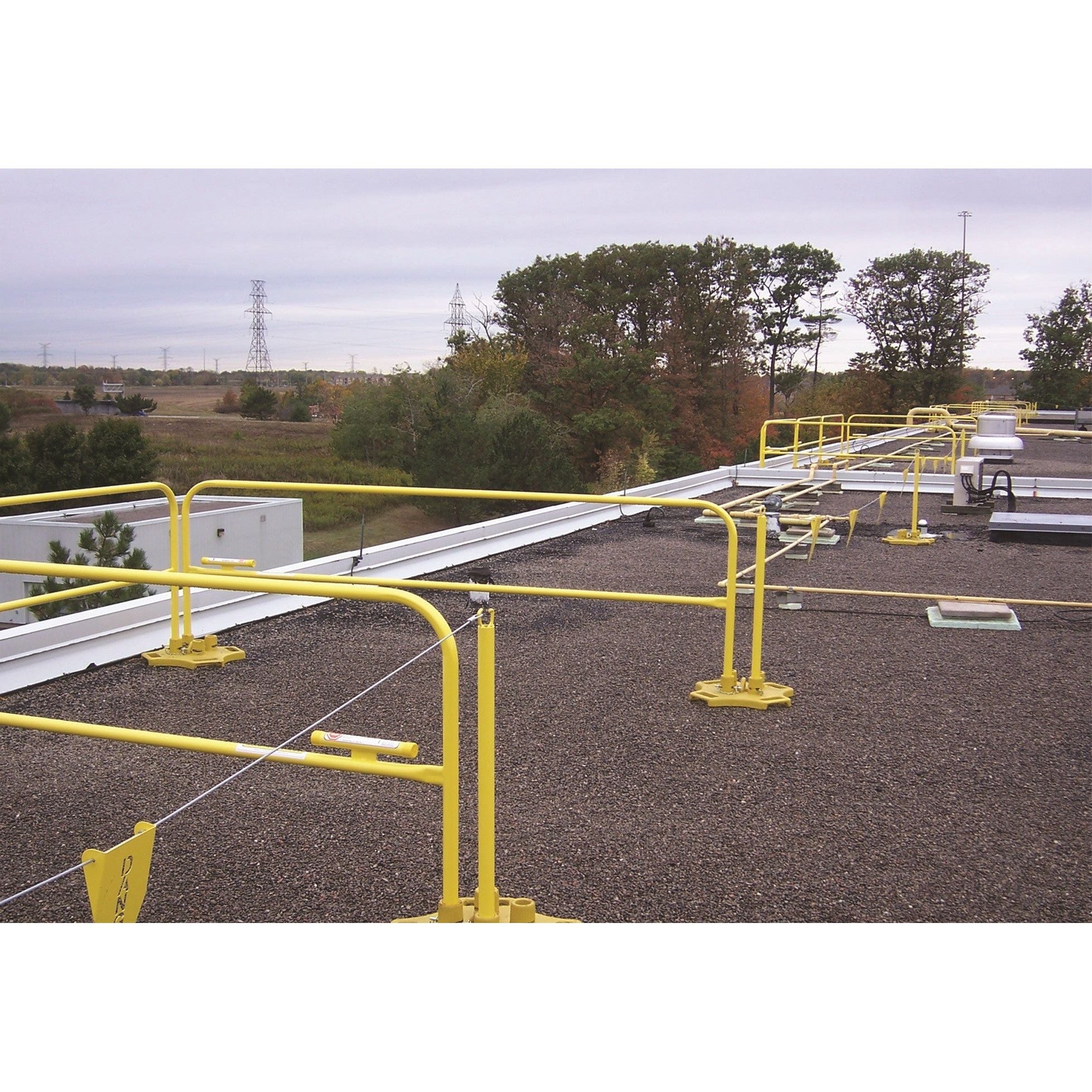 Blue Water-PermaLine – OSHA Roof Warning Line System