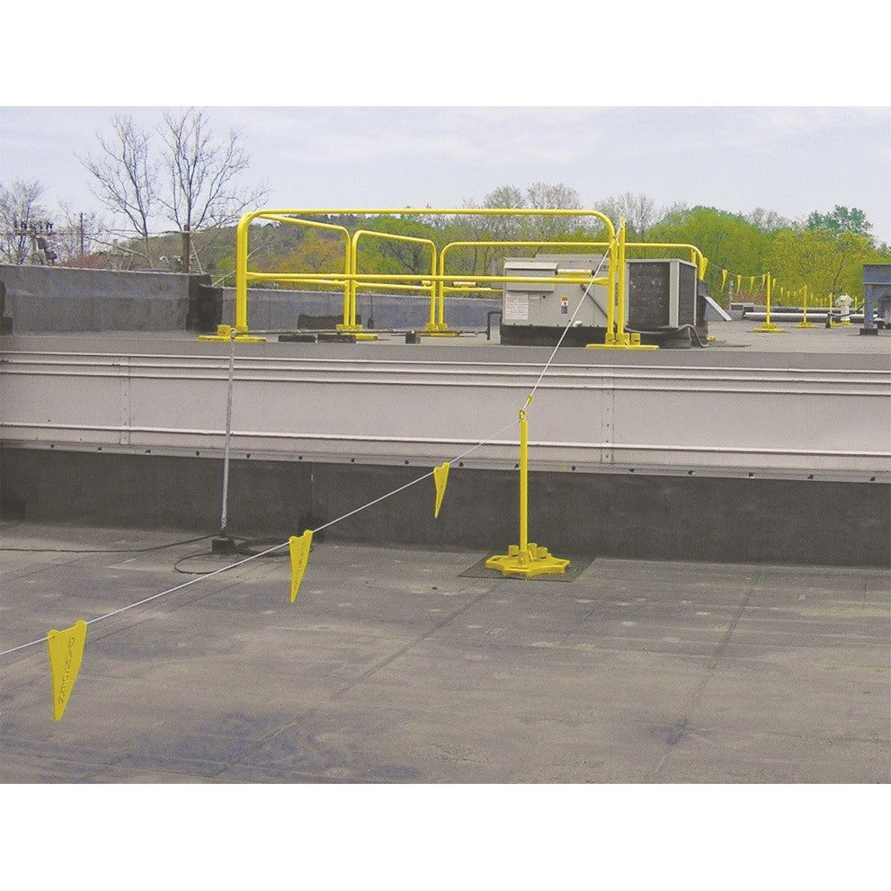 Blue Water-PermaLine – OSHA Roof Warning Line System