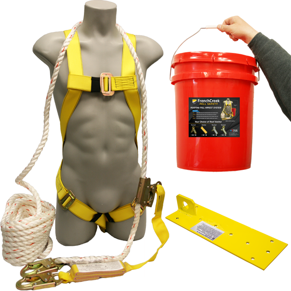 RKB-MRA-50 - Roofer's Kit with 50 ft 411 Rope and MRA-R1 Roof Anchor