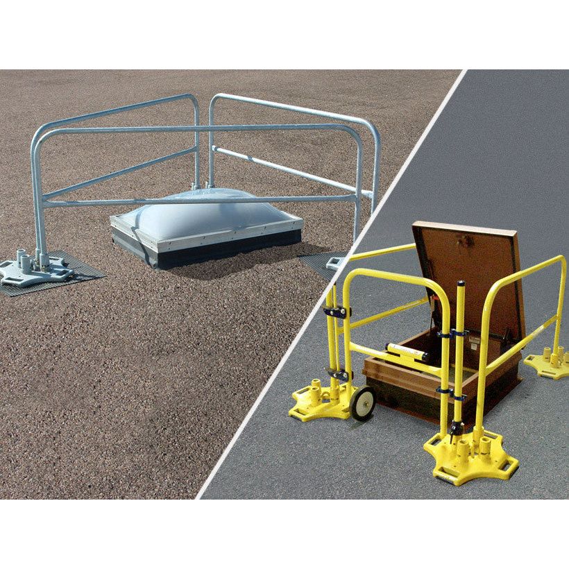 Blue Water-Roof Hatch & Skylight Fall Protection Safety Rails